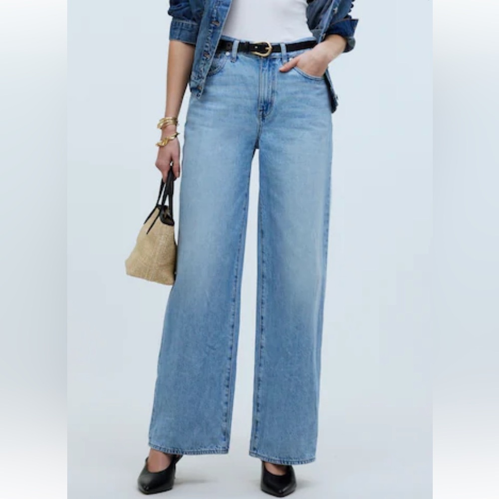 MADEWELL super wide leg jeans